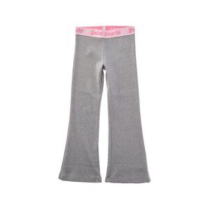 Palm Angels Girls Knit Pant, Silver